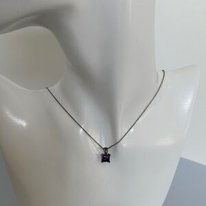 Karizia 925 sterling silver amethyst Pendant Necklace​